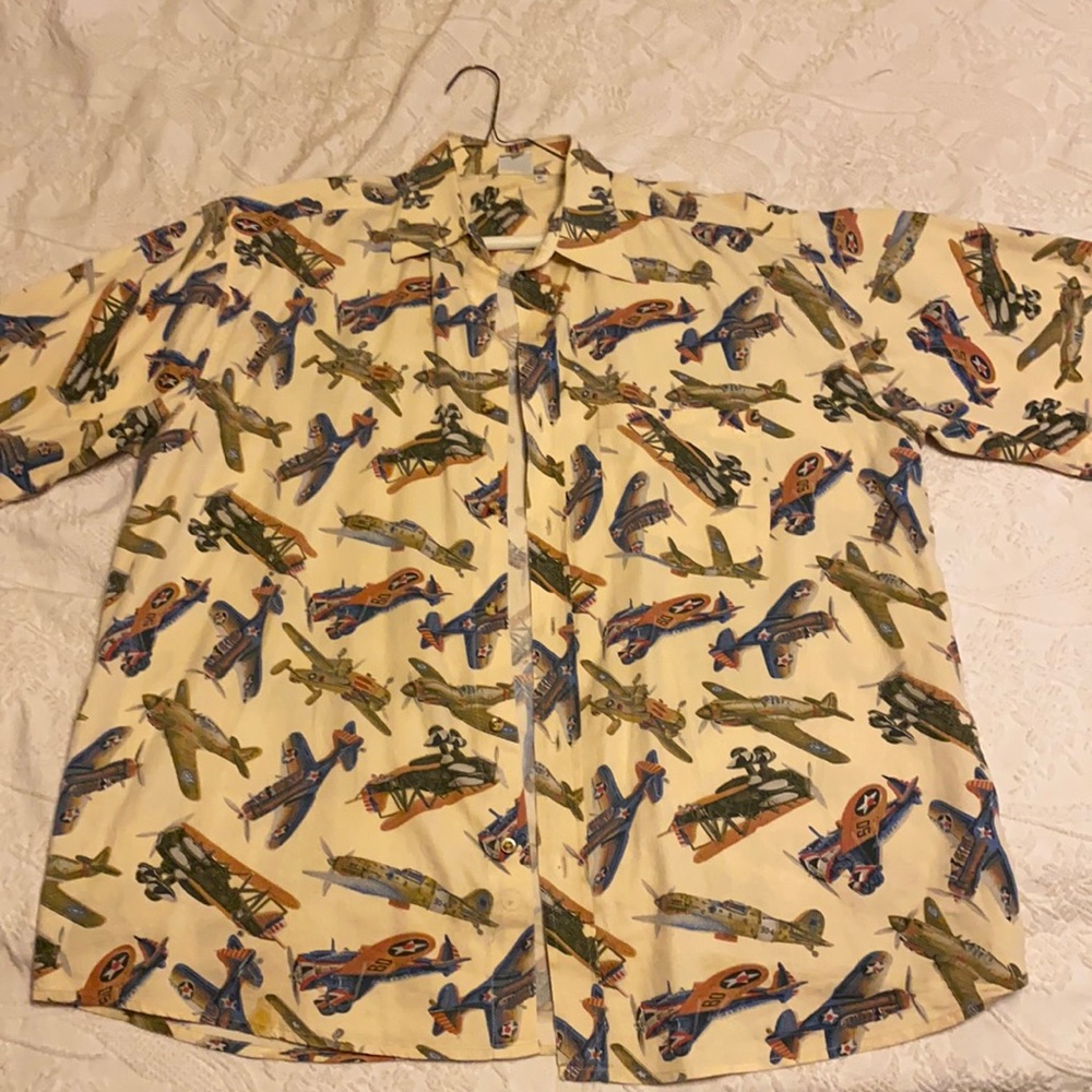Smithsonian Plane Button-down shirt